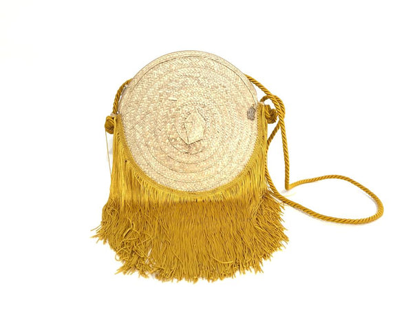 Fringes Gold Crossbody Bag