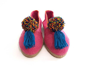 Pompom Pink Espadrilles