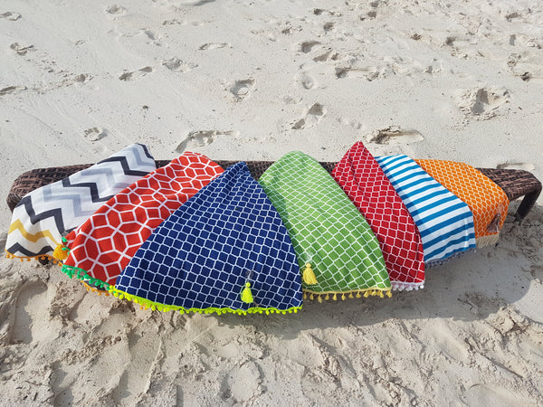 Orange Roundie Towel and Beach Bags