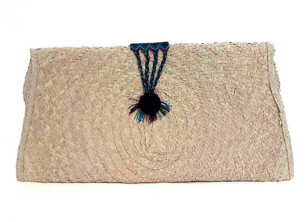 Wayuu Bright Black Clutch