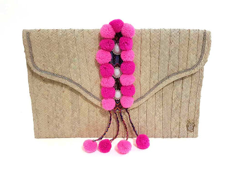 Wayuu Bright Pink Clutch